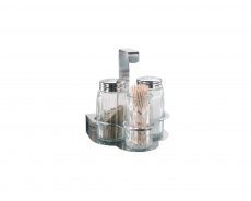 Salt, peppar&tandpetare i ställning