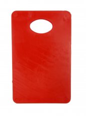 Röd onumrerad garderobsbricka