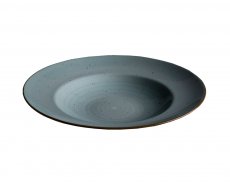 Tallrik djup 29cm Kaszub turkos