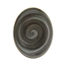 Grill tallrik oval 36x28cm Space