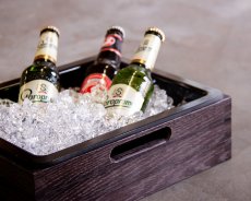 Träram för kantiner GN1/2-10cm Havana Black