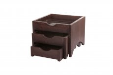 Exponeringsställ 3 plan "Mini" Havana Black