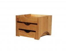 Exponeringsställ 3 plan "Mini" Linoljad ek