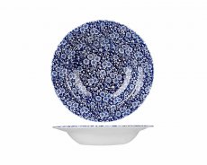 Victorian Calico Willow Profile Rimmed Soup 25cm