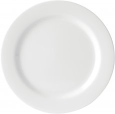 Pure White Wide Rim Plate 22 cm