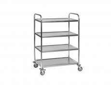 Rostfri vagn i 4 plan C2, 18/0 stål