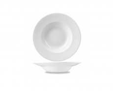 Bamboo Spinwash Mist Wide Rim Bowl 28cm