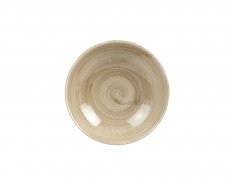 Stonecast Patina Antique Taupe Evolve Coupe Bowl 18,2cm