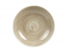 Stonecast Patina Antique Taupe Evolve Coupe Bowl 24,8cm