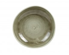Stonecast Patina Burnished Green Round Trace Bowl 25,3cm