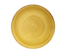 Stonecast Mustard Evolve Coupe Plate 26cm