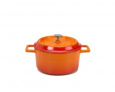 Slowcook Minipot Orange rund 14cm 0,8L