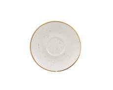 Stonecast Barley White Cappuccino Saucer 15,6cm