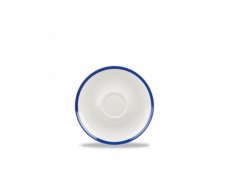 Retro Blue Coupe Saucer 16cm