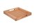 Serveringsbricka Linoljad ek 28x28cm