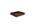 Stapelbar bricka GN1/2 brun med metallhörn Höjd4cm