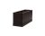 Bestickbox med tre fack Havana Black 20-25 bestick
