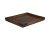 Stapelbar bricka GN1/2 brun med metallhörn Höjd2cm