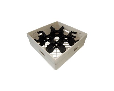 Beige fackindelad korg +1ram D149cm