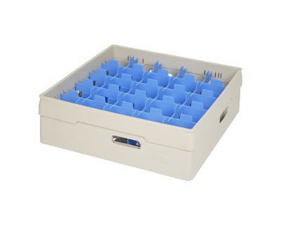 Beige fackindelad korg +1ram D87cm