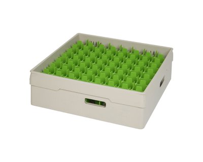 Beige fackindelad korg +1ram D52cm