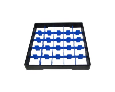 Svart förhöjningsram inkl fack glas.D87cm