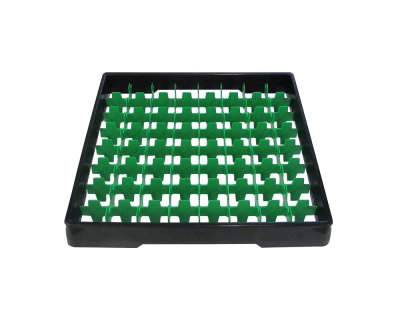 Svart förhöjningsram inkl fack glas.D52cm