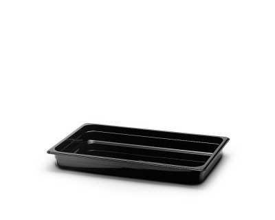 Kantin svart pc-plast GN1/1 Djup6,5-20cm