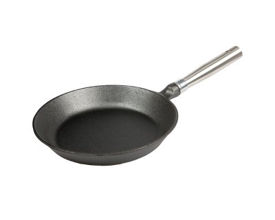 Stekpanna 24cm rostfritt skaft