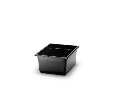 Kantin svart pc-plast GN1/2 Djup6,5-20cm