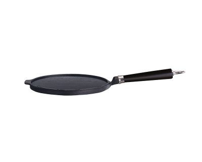 Pannkaks-/crêpespanna 24cm svartlaserat skaft