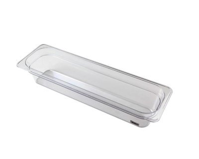Kantin klar pc-plast GN2/4 Djup6,5-10cm