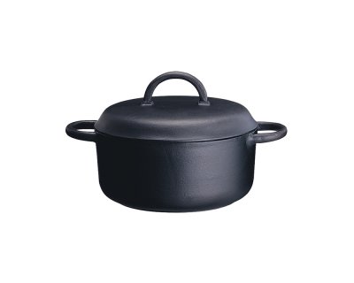Rund gryta 4L järnlock