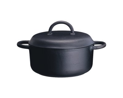 Rund gryta 2L järnlock