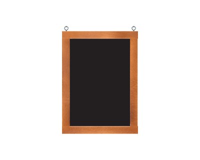 Griffeltavla A4 med ram i klarlack, brunbets eller svartbets