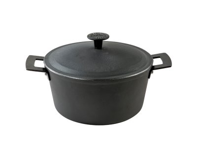 Stekgryta med järnlock 6L