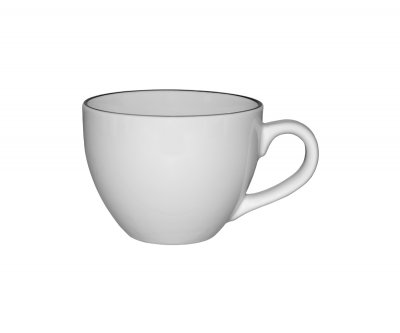 Mugg med svart rand Jumbo 50cl