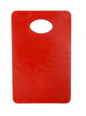 Röd onumrerad garderobsbricka