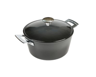 Stekgryta 4L emalj/ceramalj med järnlock 24cm