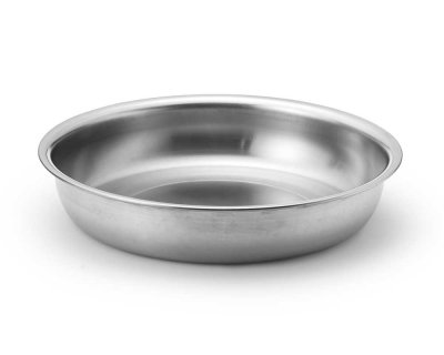 Rostfritt runt fat 2-delad D39cm