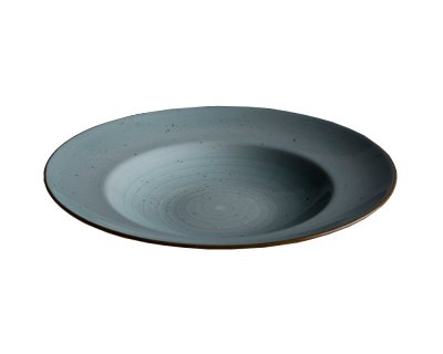 Tallrik djup 29cm Kaszub turkos