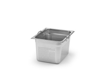 Kantin med handtag perforerad rfr GN1/2 Djup4-20cm