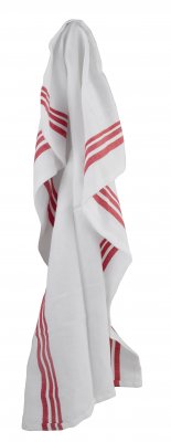 Kökshandduk med röda ränder