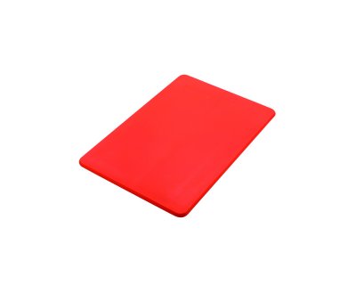 Skärbräda röd pp-plast 51cm