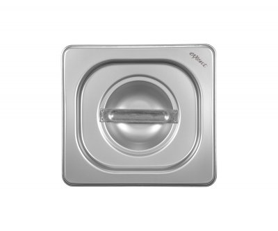 GN lock 1/6 rostfritt stål
