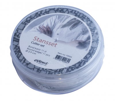 Stansset 2-9cm rund 11st