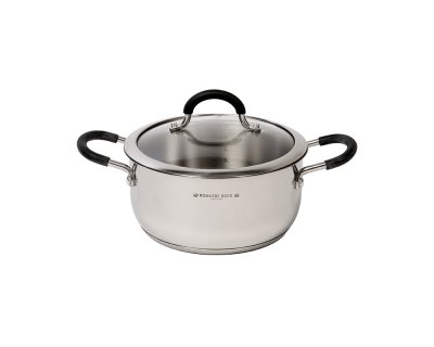 Gryta 3L induktionsbotten och silikonklädda handtag