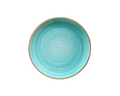 Flat tallrik Gourmet D23cm Aqua