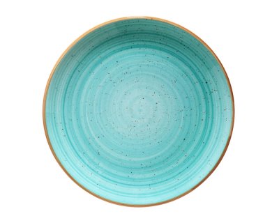 Flat tallrik Gourmet D30cm Aqua