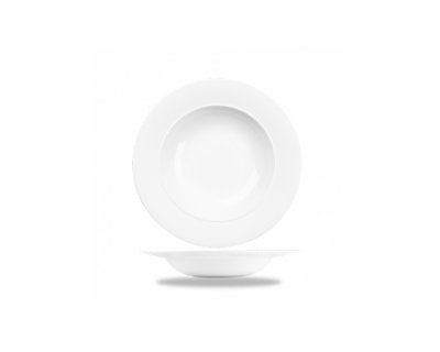 Alc Ambience White Standard Rim Bowl 22cm